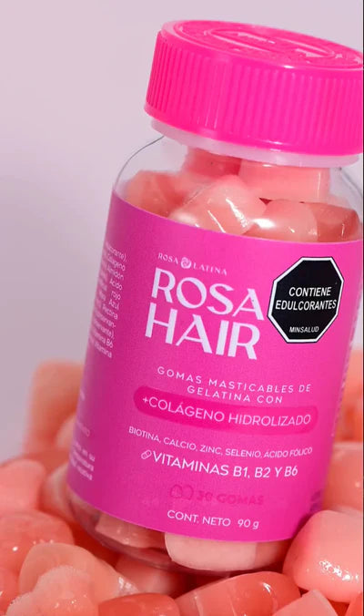 Rosa Air Gomitas (Fortalece cabello, uñas y piel 💓⭐️) + ¡Envío Gratis!🩷