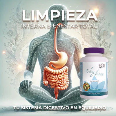 15 Day Cleanse (Desintoxica, Adelgaza y Renueva tu Cuerpo ⭐️) + ¡Envío Gratis!✅