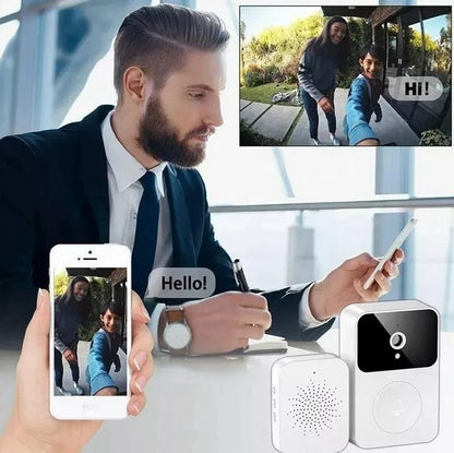 🚪🔔 ¡Protege tu hogar con el Timbre Inalámbrico Exterior con Cámara Wifi! 🎥📱 Envío Gratis y Seguridad al Instante 🚚✨