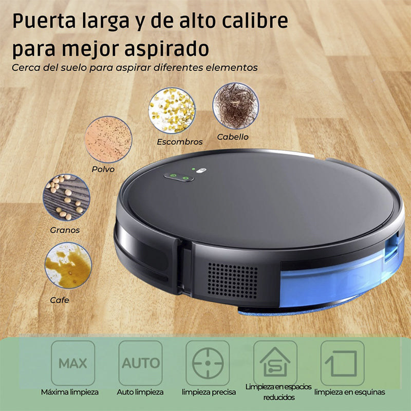 Aspiradora Robot Inteligente 3 en 1 🧹🤖 + Envío Gratis 🚚 ¡Limpieza automática y eficiente! 🌟