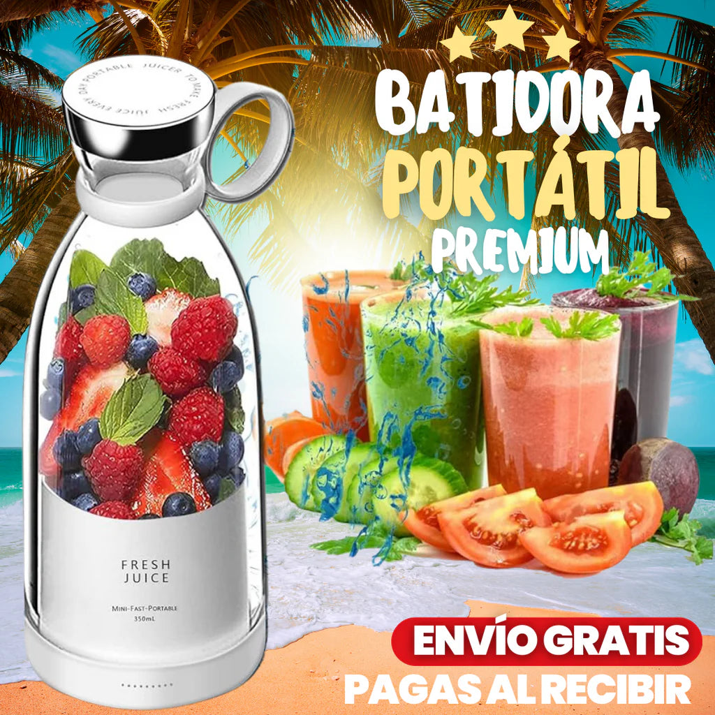 ¡Exprime lo mejor de tus jugos con la Batidora Portátil Juice 🍍🍹 y Envío Gratis! 🎁