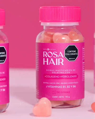 Rosa Air Gomitas (Fortalece cabello, uñas y piel 💓⭐️) + ¡Envío Gratis!🩷