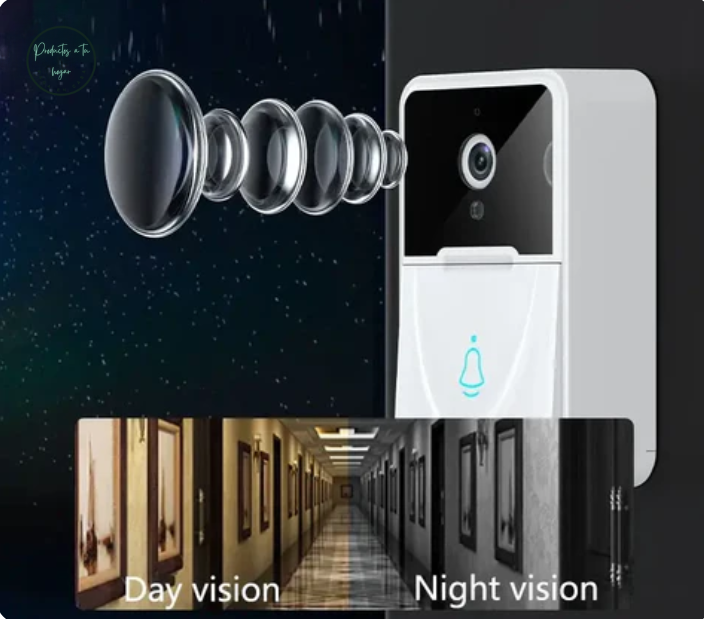 🚪🔔 ¡Protege tu hogar con el Timbre Inalámbrico Exterior con Cámara Wifi! 🎥📱 Envío Gratis y Seguridad al Instante 🚚✨
