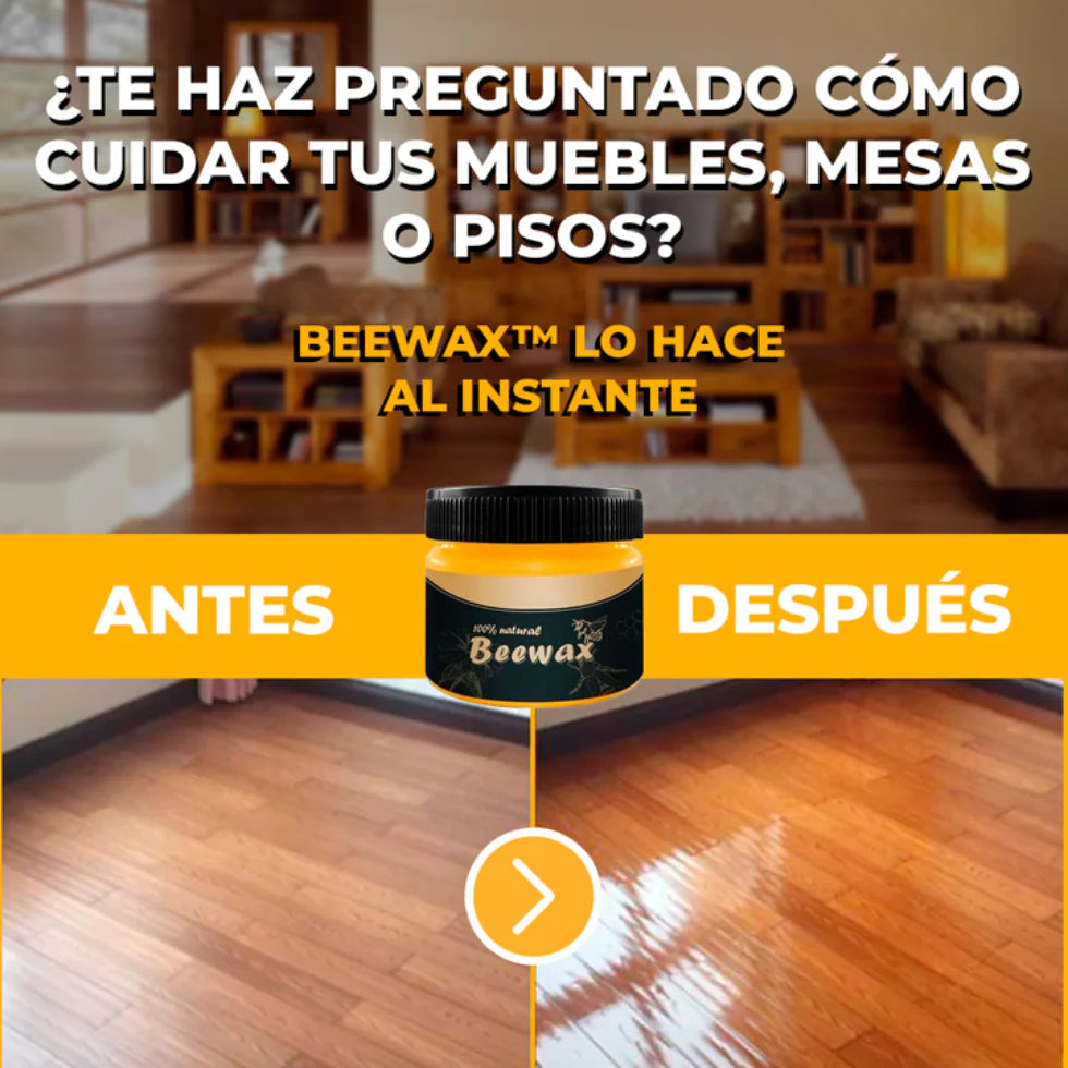 ¡Devuelve la Belleza a Tu Madera con BeeWax! 🪑✨ Cera Restauradora + Envío Gratis 🚚