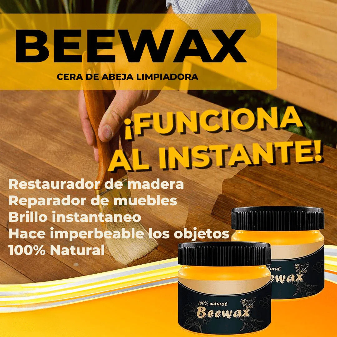 ¡Devuelve la Belleza a Tu Madera con BeeWax! 🪑✨ Cera Restauradora + Envío Gratis 🚚